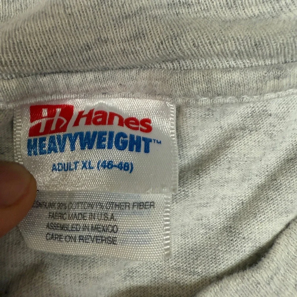Hanes | Cincinnati Reds Baseball T-Shirt | XL | Gray | Vintage MLB Graphic Tee